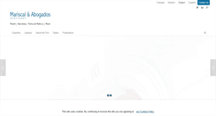 Desktop Screenshot of mariscal-abogados.com