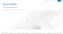 Desktop Screenshot of mariscal-abogados.es