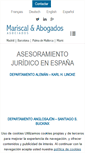 Mobile Screenshot of mariscal-abogados.es