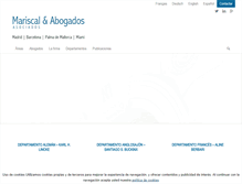 Tablet Screenshot of mariscal-abogados.es