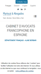 Mobile Screenshot of mariscal-abogados.eu