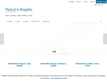 Tablet Screenshot of mariscal-abogados.eu